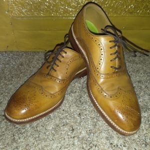 Oliver Sweeney Shoes | Oliver Sweeney Aldeburgh Men's Brown Wing Tip Leather Shoes US Size 10 | Color: Tan | Size: 10 | C_Shain's Closet